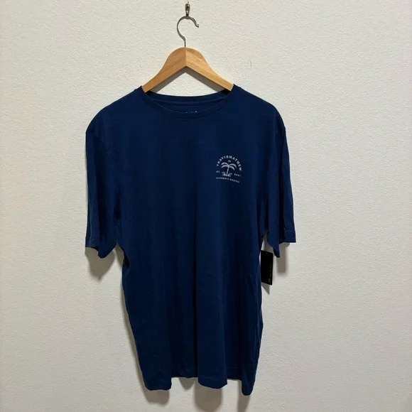 NWT Travis Mathew Dark Blue Graphic Tee - Picture 2 of 4